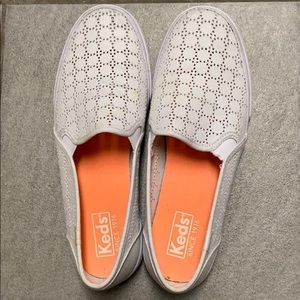 White Keds Slip On Sneakers